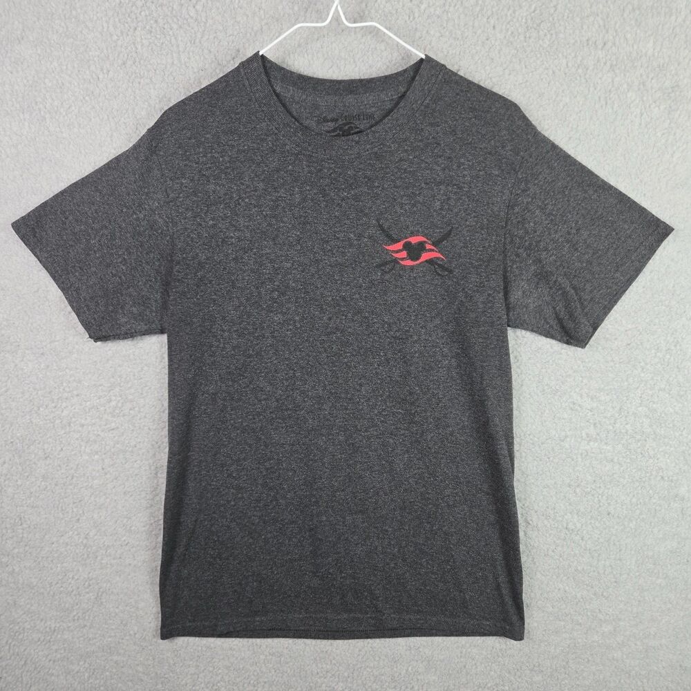 Disney Cruise Line Pirate Night T Shirt Adult Small Gray Anchor Crossed Swords
